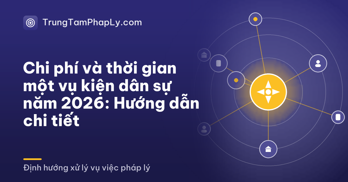 Chi phí và thời gian một vụ kiện dân sự năm 2026: Hướng dẫn chi tiết