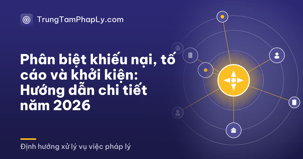 Phân biệt khiếu nại, tố cáo và khởi kiện: Hướng dẫn chi tiết năm 2026