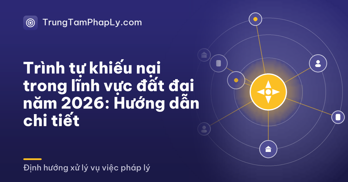 Trình tự khiếu nại trong lĩnh vực đất đai năm 2026: Hướng dẫn chi tiết